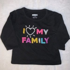 0-3m girls longsleeve top